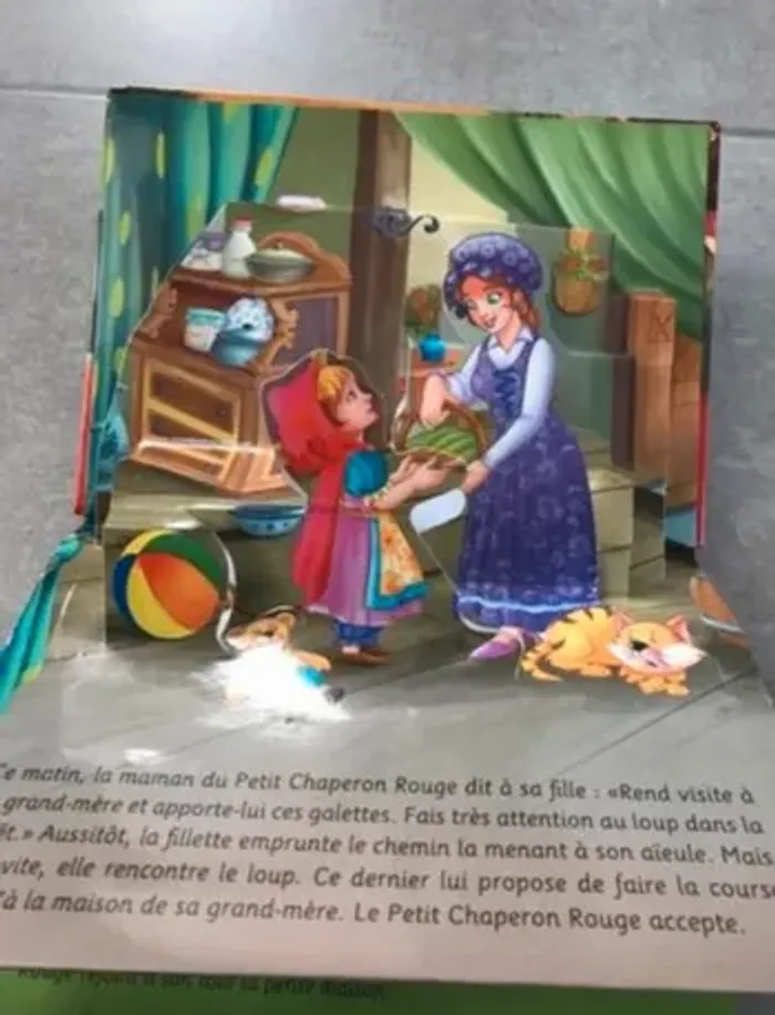 conte pour enfant le petit chaperon rouge en pop-up - photo numéro 6