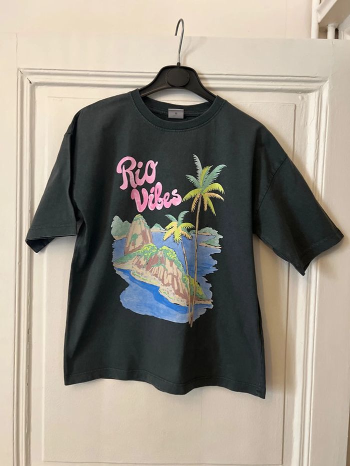 T-shirt style vintage californien 12 ans - Zara