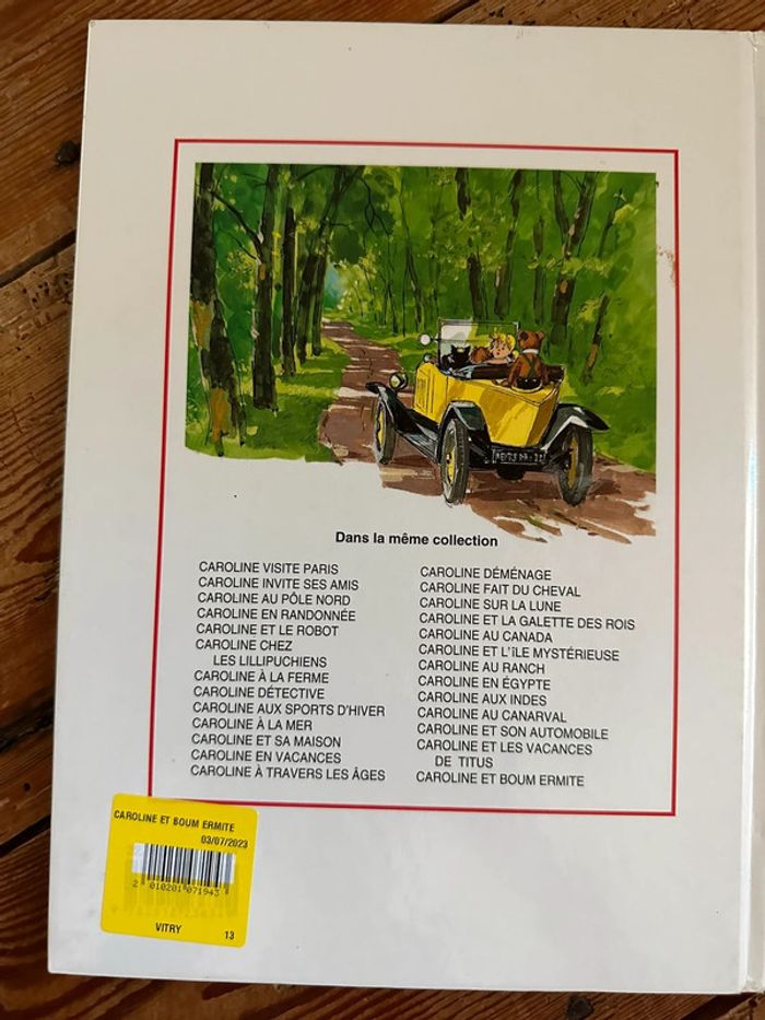 Livre Caroline et Boum ermite forêt voiture ours album bd Pierre Probst - photo numéro 2