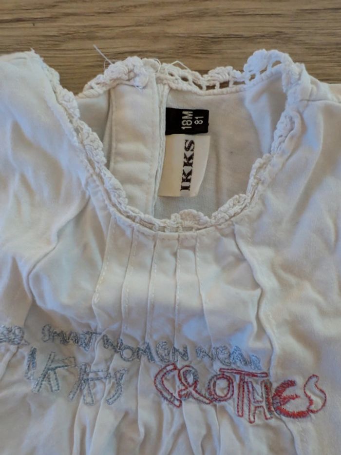 Lot de 2 hauts sans manches fille - 18 mois - photo numéro 5