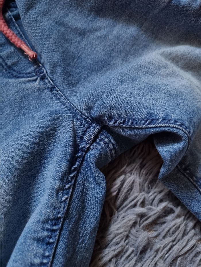 Jean effet délavé élastique à la taille 1½-2ans - photo numéro 4