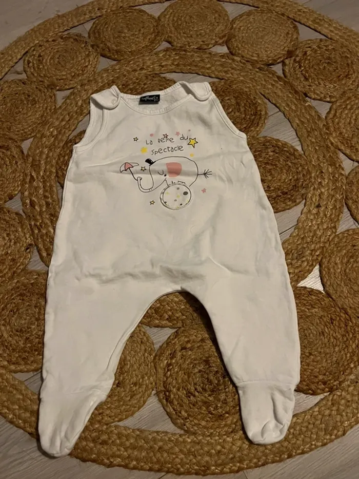 Pyjama ou surpyjama sans manche coton 9 mois