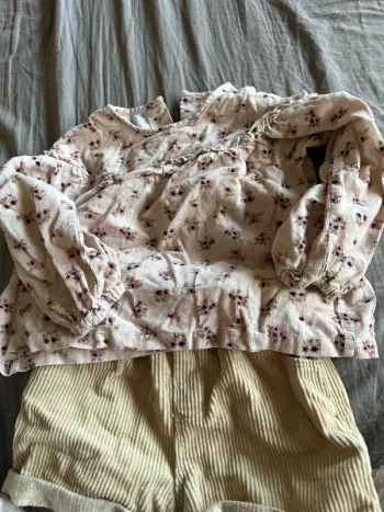 Blouse en velours Zara 86