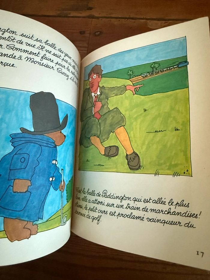 Livre ancien vintage l’Ours Paddington au golf Gentil Coquelicot Hachette Michael Bond - photo numéro 10