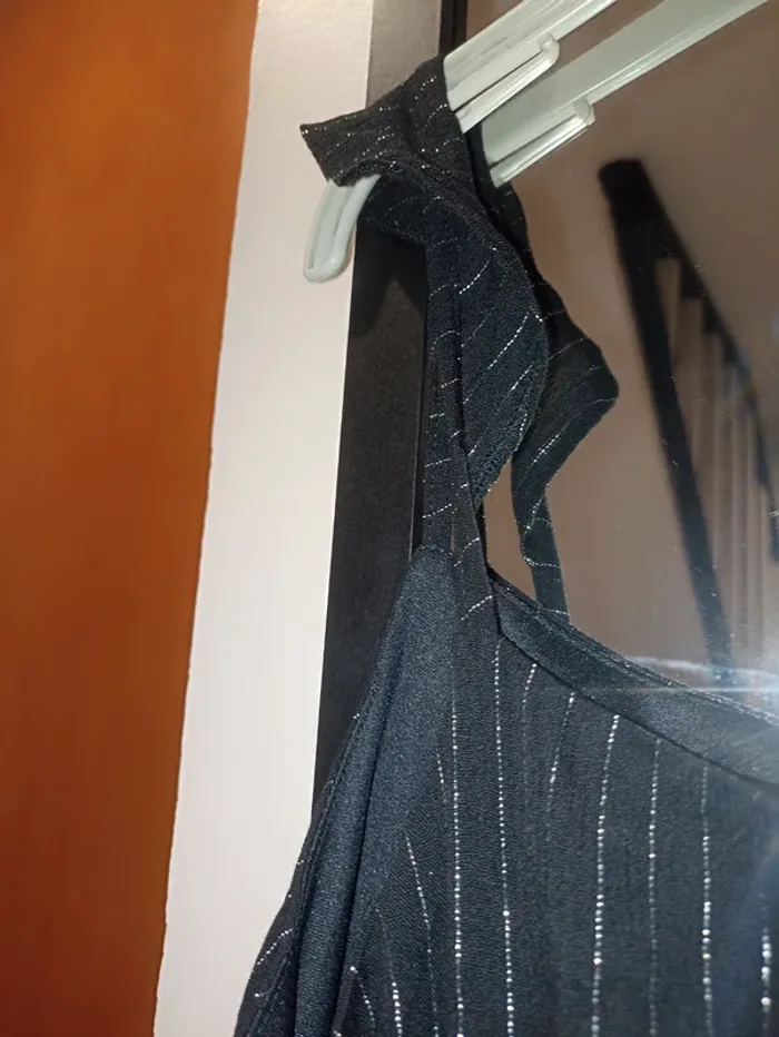 Robe Gémo noire et argenté Taille 40 - photo numéro 4