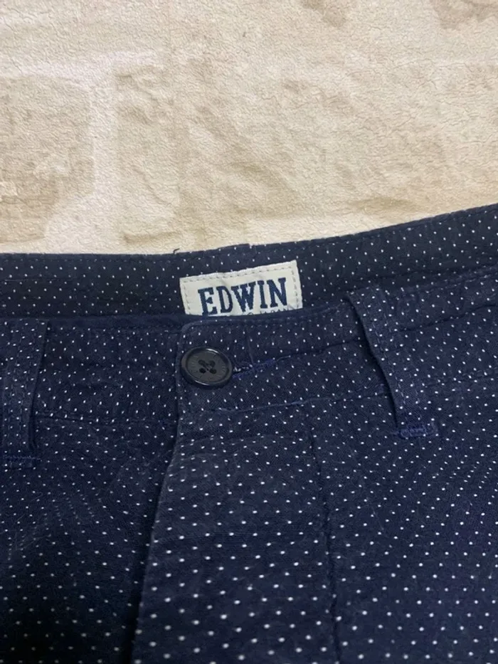 Short Homme Edwin bleu-Taille M - photo numéro 3