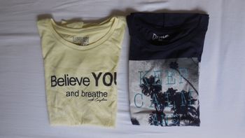 lot de 2 tee-shirts