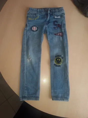 Jeans effet usé Ikks 5 ans