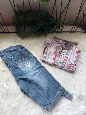 Pantalon et chemise - Garçon 3 mois - TBE