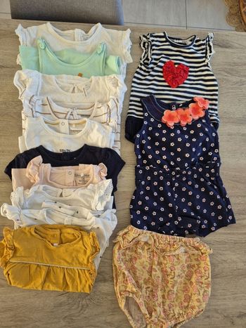 Lot vêtements bébé fille 18 mois été 