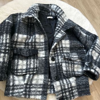 Veste femme à carreaux