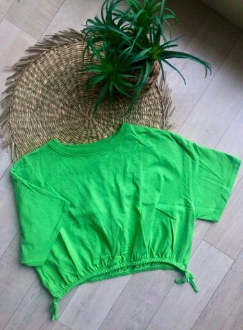 Top vert Zara