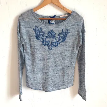 Pull bleu camaieu