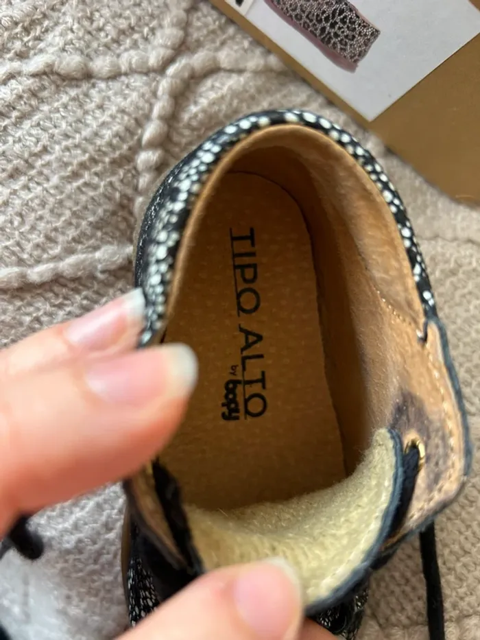 Chaussures bébé léopard noir - photo numéro 11