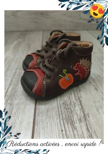 Chaussures bébé hérisson taille 17