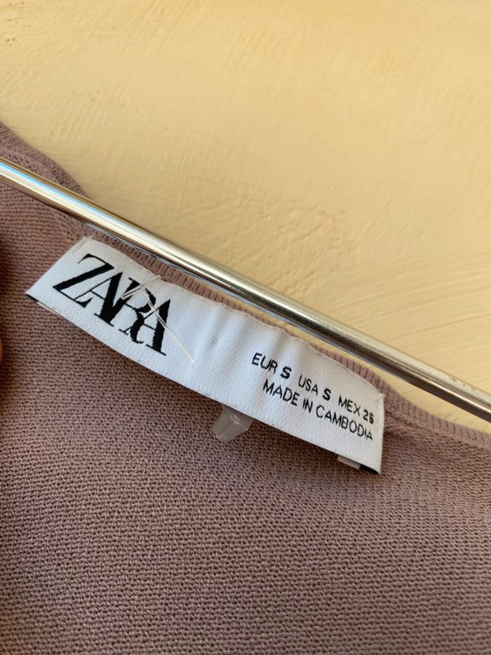 Pull fin beige Zara S - photo numéro 7