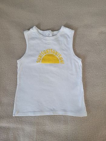 Débardeur kiabi type marcel 24 mois 89 cm