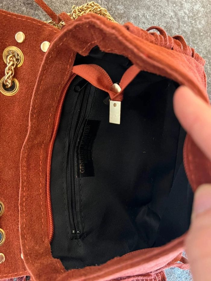Sac à main cuir femme genuine leather Bolso cuero mujer Borsa pelle donna Ledertasche Damen - photo numéro 4