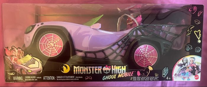 Voiture Monster High Ghoul Mobile - Neuf