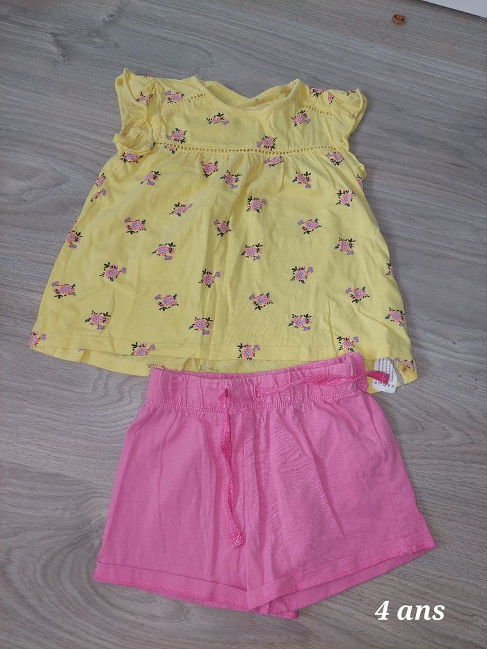 Tshirt 4 ans et short