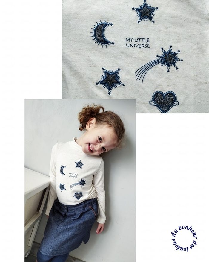 4 ans ensemble teeshirt Okaïdi et jupe kiabi ( sans collant)