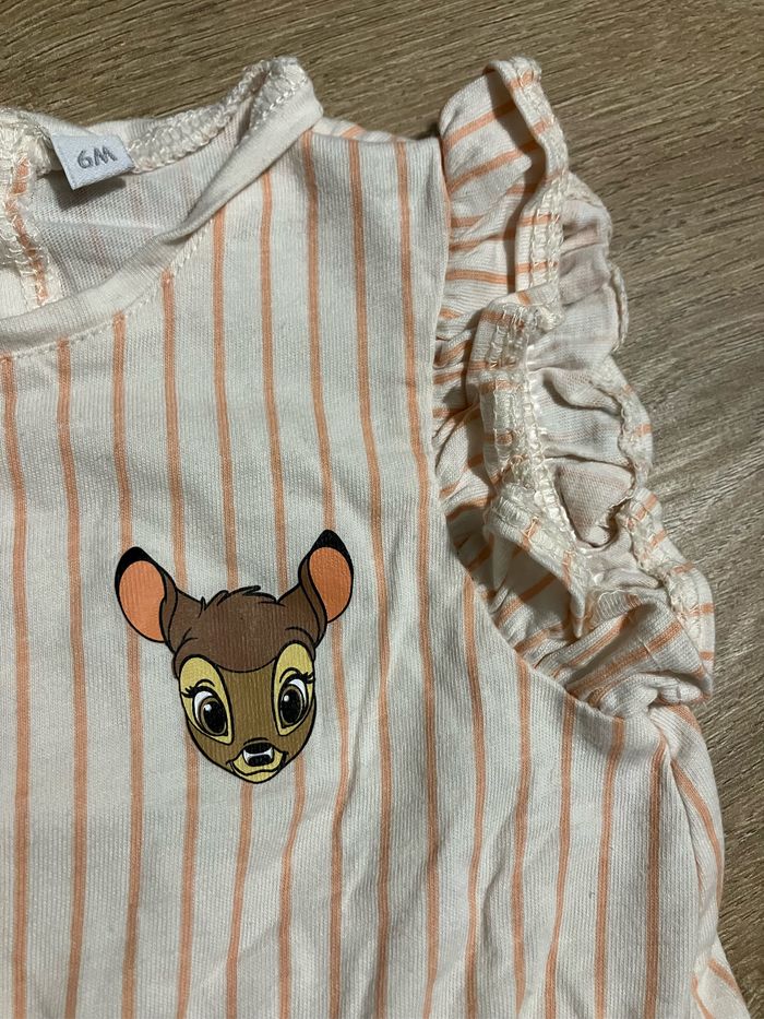 Barboteuse rayée Disney 6 mois - photo numéro 3