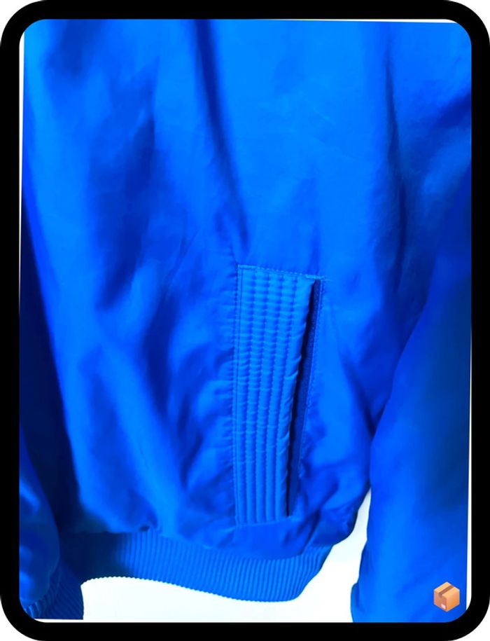Blouson d’hiver Adidas Originals – Bleu roi – Homme – Taille M - photo numéro 4