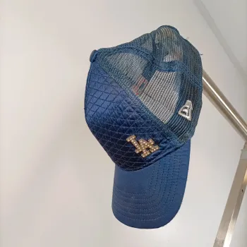 Casquette filet bleue LA Dodgers New Era, réglable, style streetwear T002