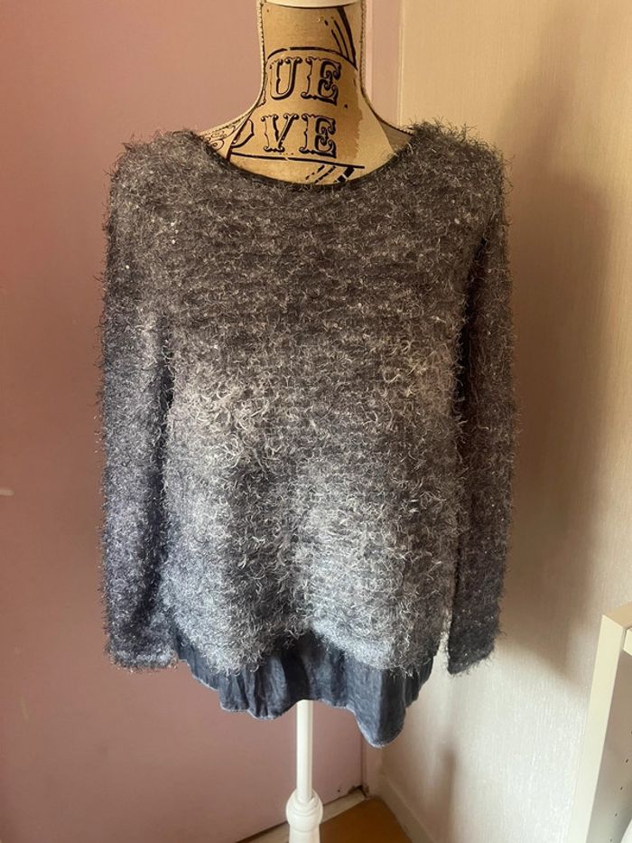 Pull femme bleu taille 42