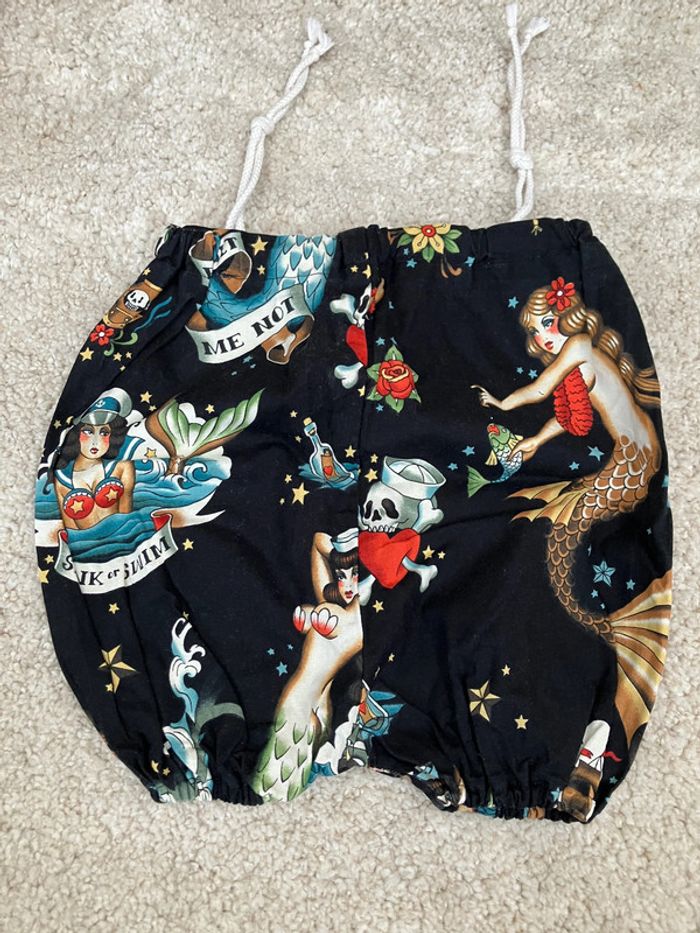 Lot de 2 barboteuses faites maison fille - 6 mois - photo numéro 2