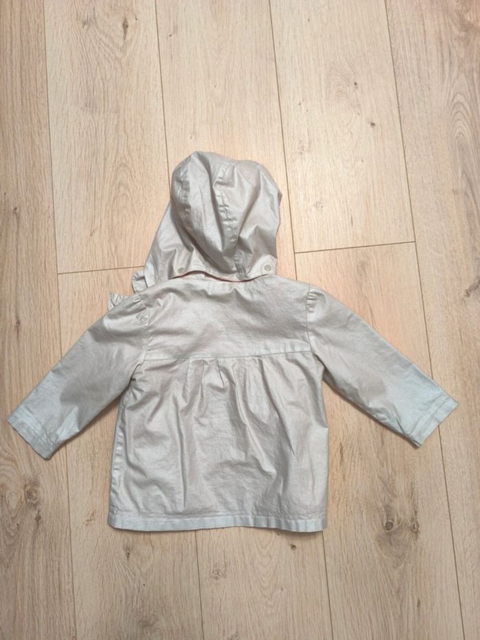 Imperméable fille Gemo avec capuche amovible - 18 mois - photo numéro 3