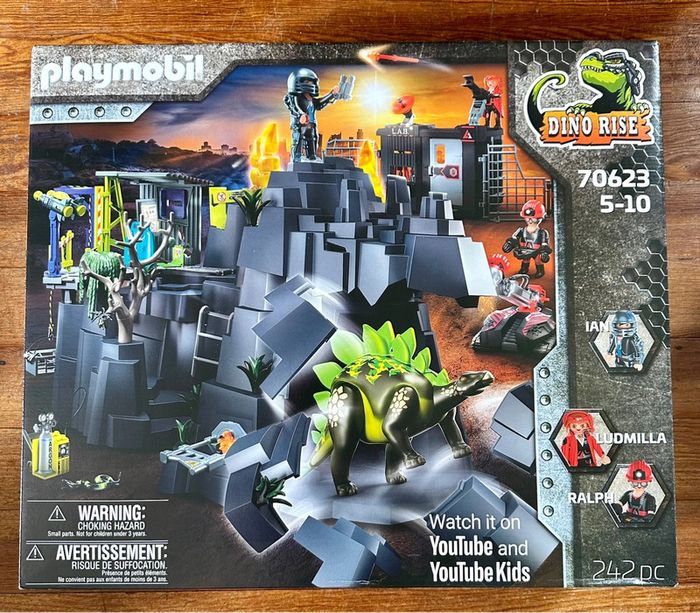 Playmobil 70623 Dino Rise – Dino Rock Aventure – Neuf Scellé, 3 Personnages