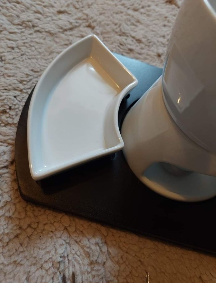 Appareil fondue à chocolat en céramique blanc neuf 🍫 - photo numéro 4