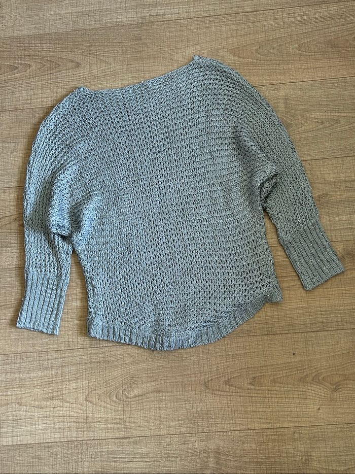 Pull en mailles avec sequins JS Millenium taille unique TBE - photo numéro 8