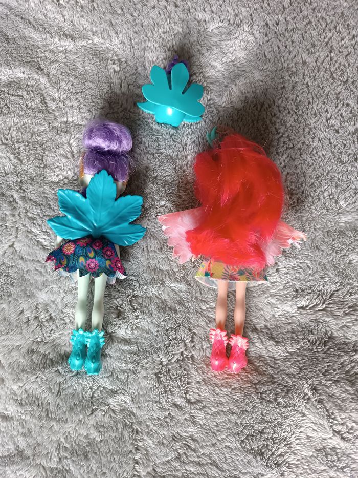 Lot de 2 poupées Enchantimals sirènes + animal - photo numéro 4