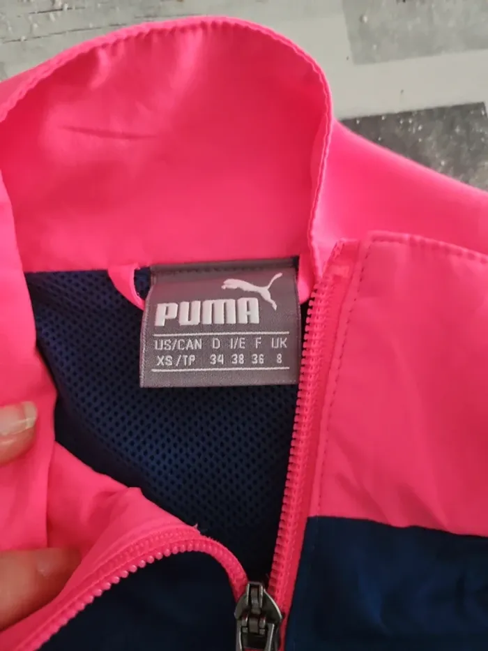 Haut de survêtement Puma taille XS fille - photo numéro 2