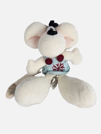 Peluche Diddlina "Hiver" - Diddl Vintage 25 cm - Très Bon État