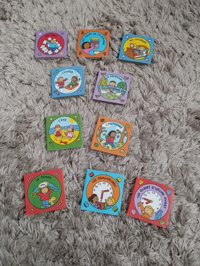 Lot de livres sur la notion de temps