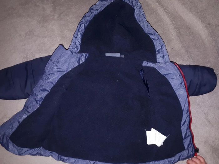 Manteau doudoune garçon 9 mois 74cm - photo numéro 3