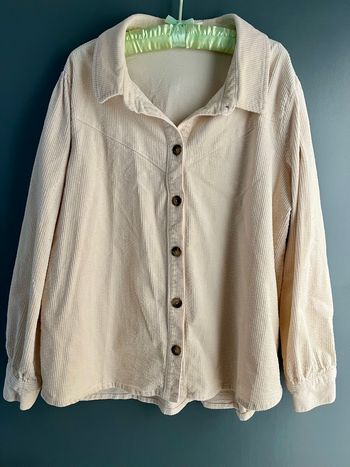 Chemise velours