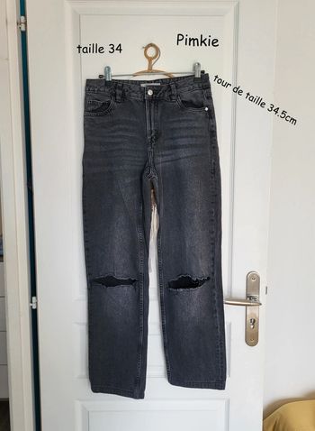 Jean mom troué Pimkie taille 34