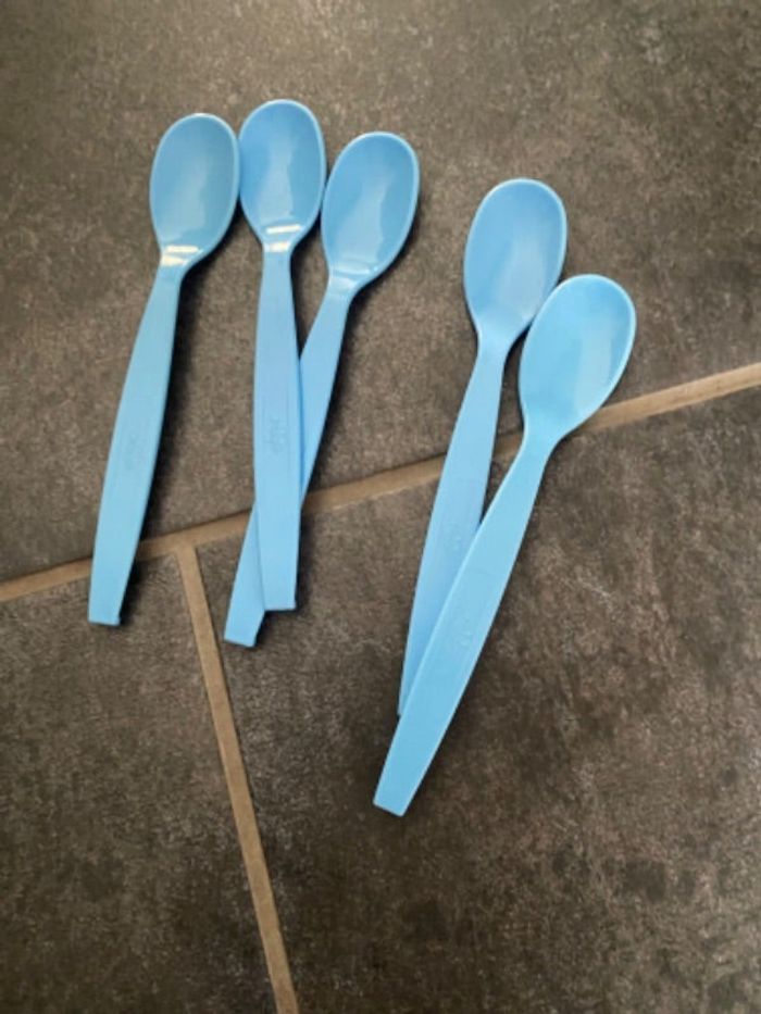 Lot De 5 cuillères en plastique