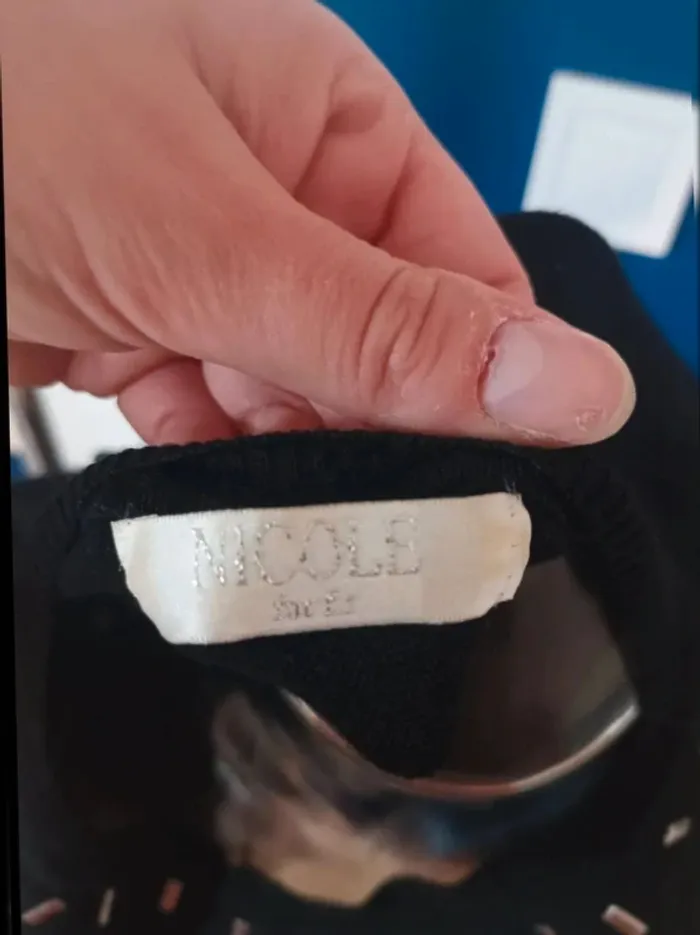 Pull ample noir Nicole femme taille 44 - photo numéro 4