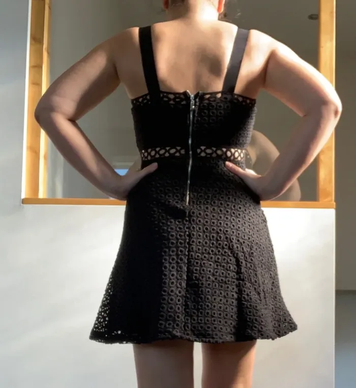 Robe noir crochet LUC-CE - photo numéro 3