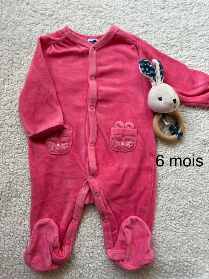 Pyjama velours 6 mois