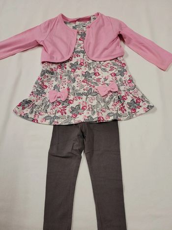 Ensemble 3 pièces fille 18mois