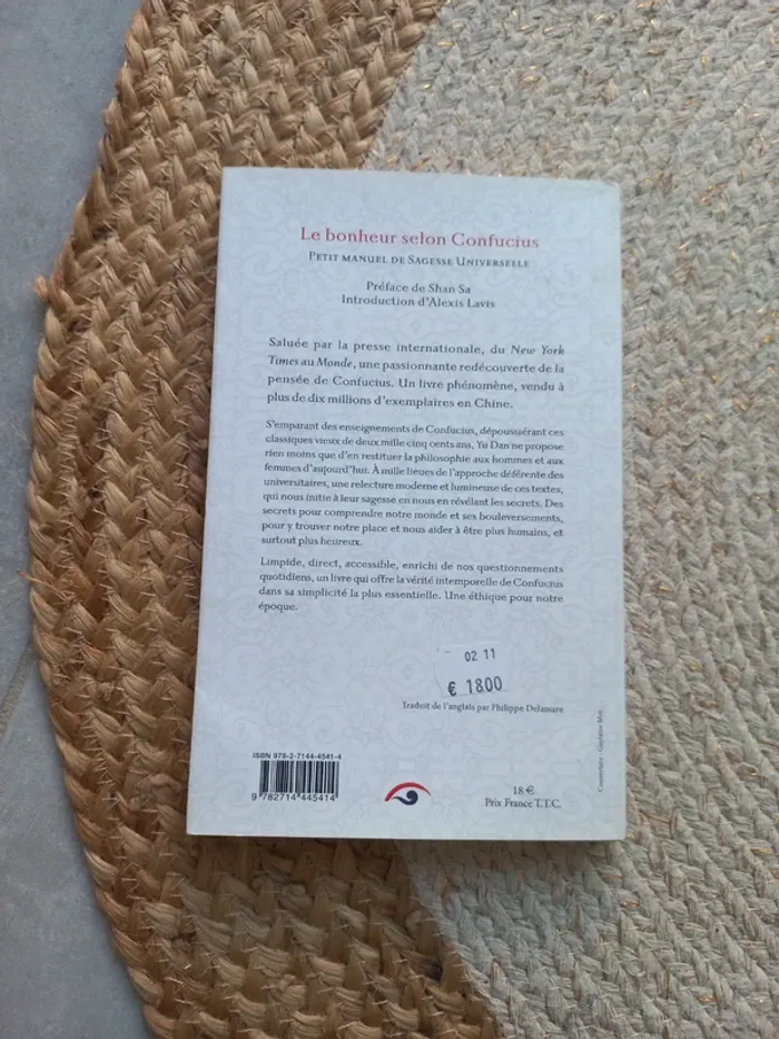 📖 Le bonheur selon Confucius - Yu Dan - photo numéro 2