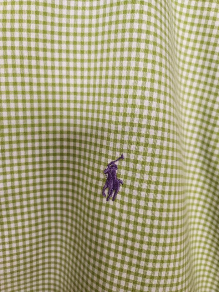 Chemise manche longue Ralph lauren verte taille 42 - photo numéro 5