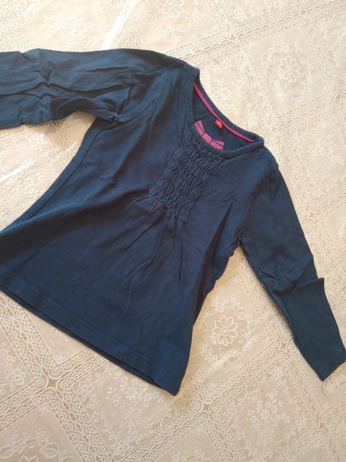 Tee-shirt bleu marine 3 ans - photo numéro 2