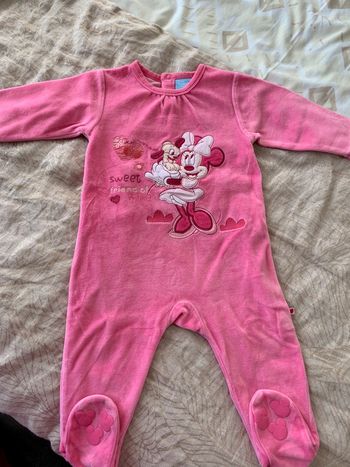 Pyjama Disney Rose Minnie à croquer 12 mois